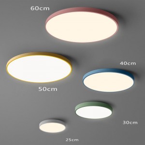 LED 현대 아크릴 합금 라운드 5cm 슈퍼 얇은 LED Lamp.LED 조명 .LED 천장 조명. 로비 침실을위한 천장 조명
